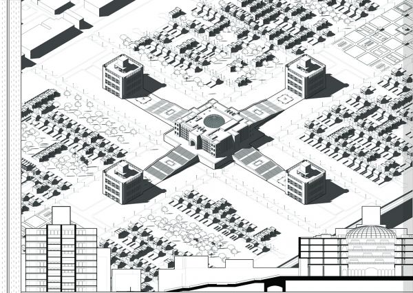 4_Cole_Joshua_Project 3-Site Axonometric _ Section