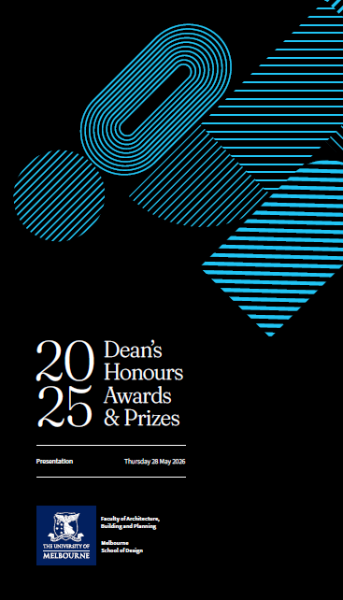 Dean's Honours Awards 2025 Booklet Cover