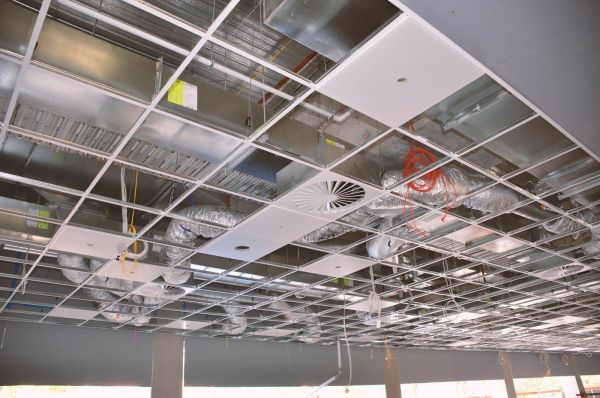 The ceiling suspension system.