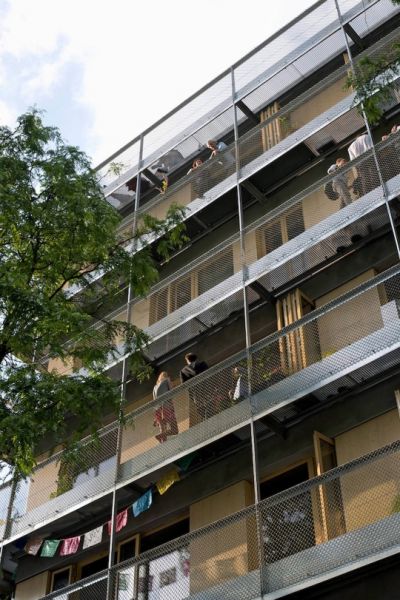 Photo of multistorey housing