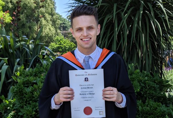 Callum graduation photo
