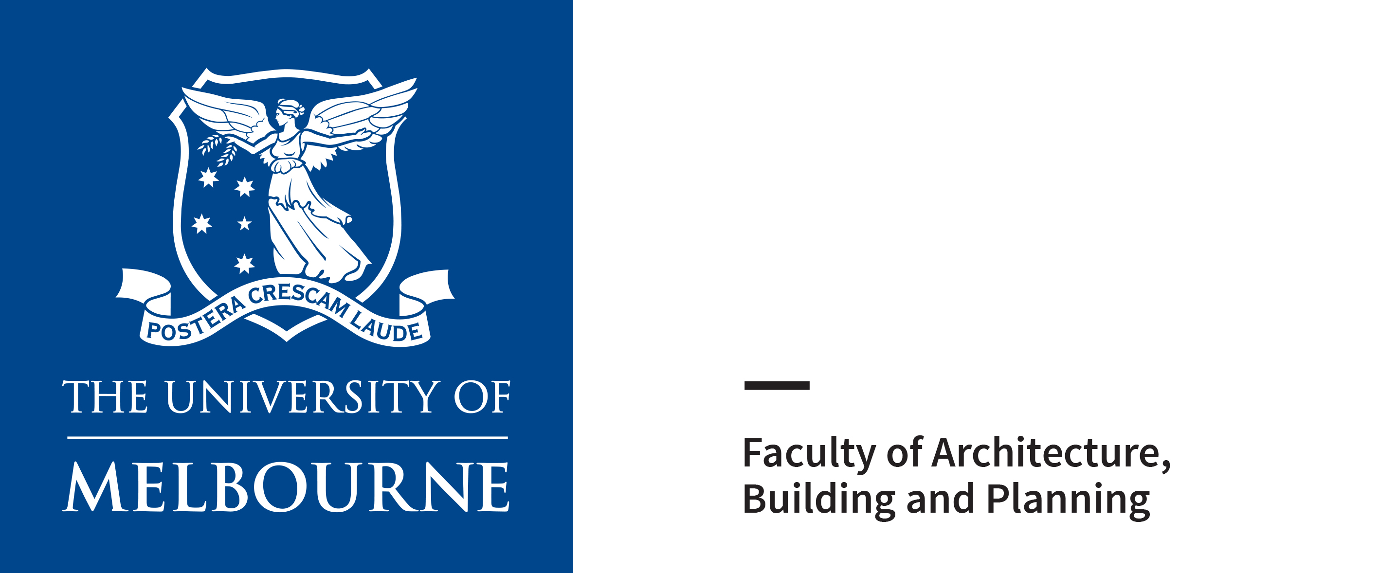 UoM Faculty of Architecture Building and Planning logo
