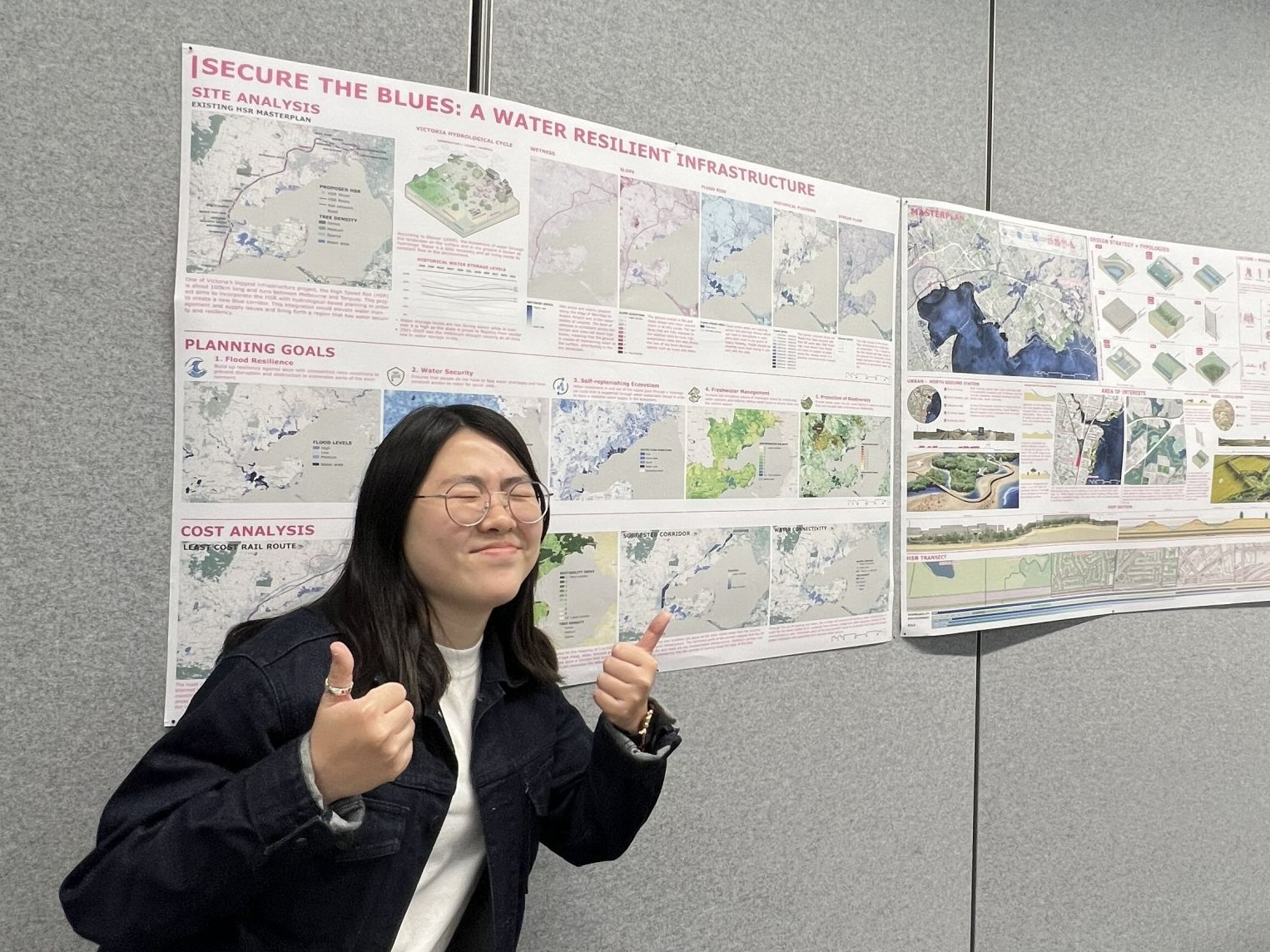 Julia Tong with project