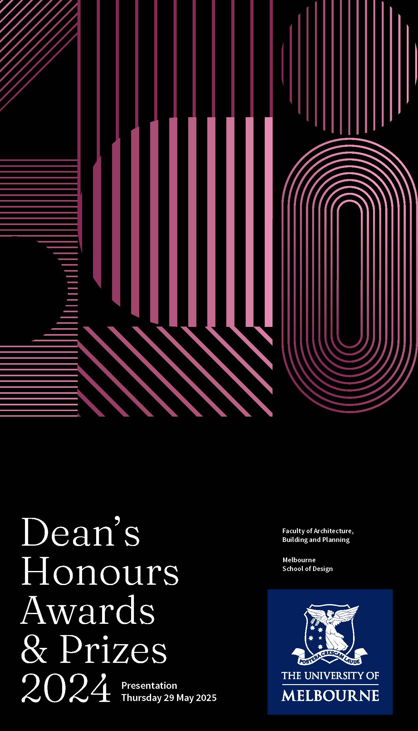 Dean's Honours Awards & Prizes booklet