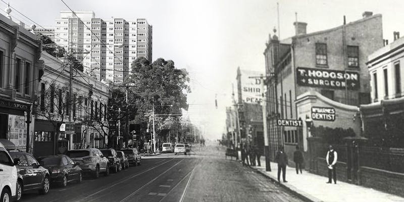 Vintage Fitzroy streetscape