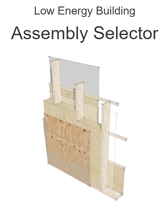Low Energy Building Assembly Selector