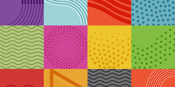 Colourful patchwork pattern