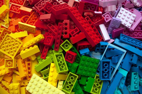 colourful lego blocks