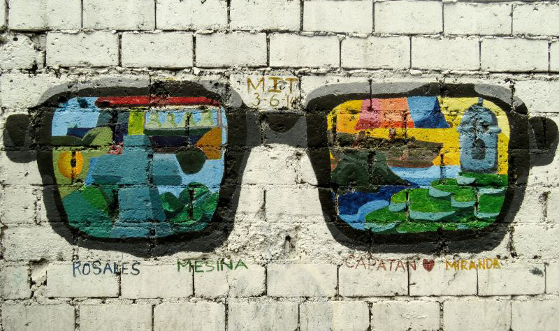 Glasses grafiti