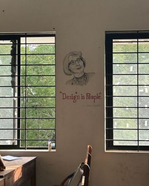 Artwork of jane Jacobs and quote 
