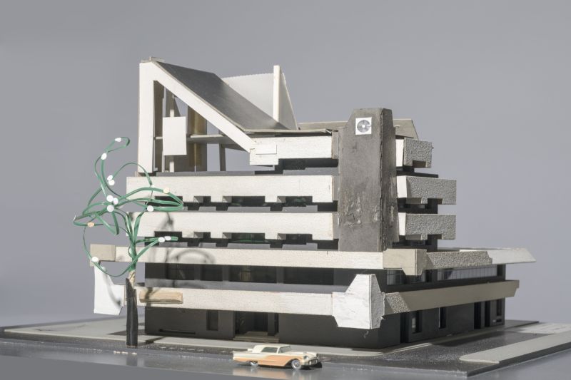 3D rendered building model