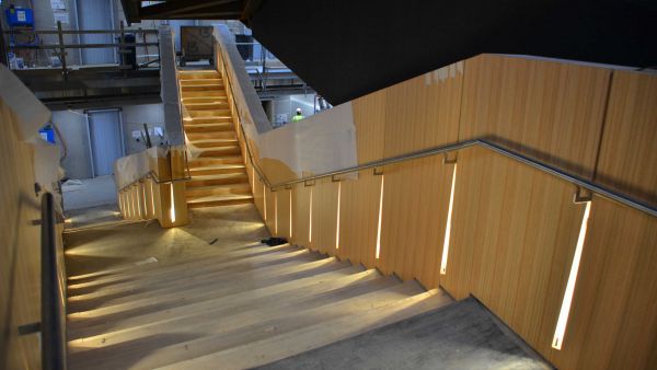 Finishing the Y Stair