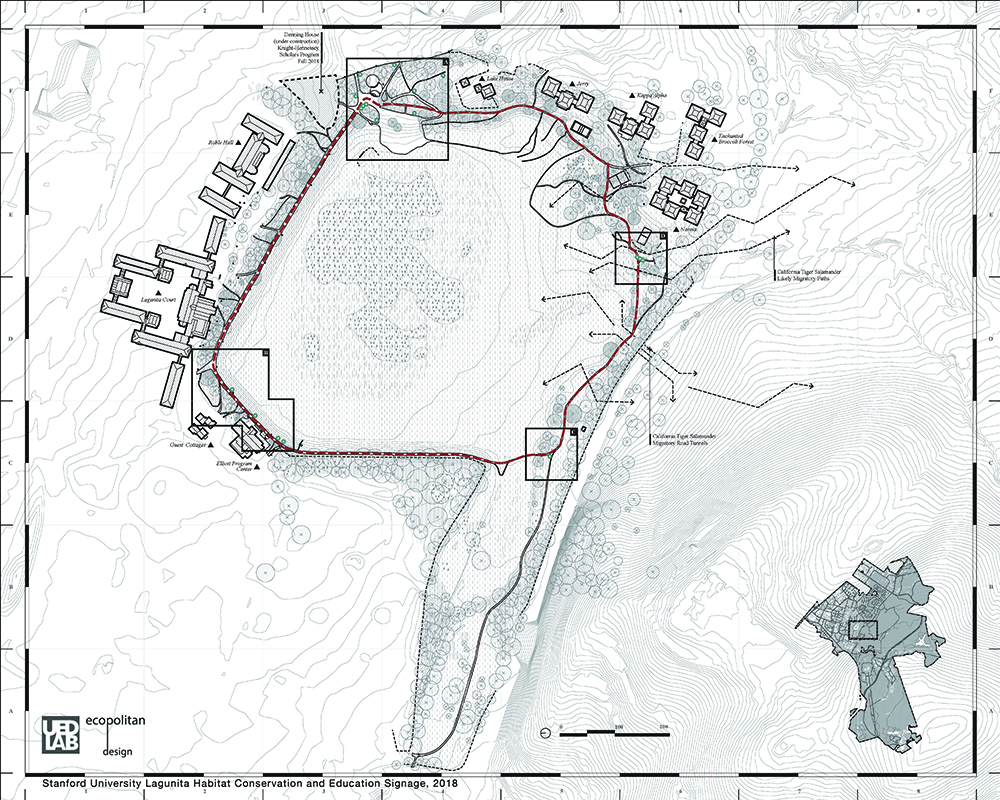 Topographical map of the Felson Lagunita project