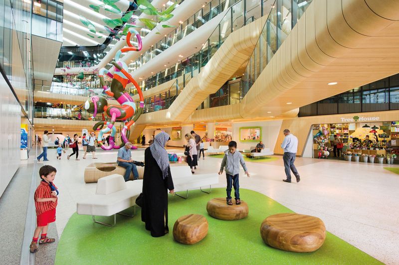 Interior of the Royal Children's Hospital in Melbourne