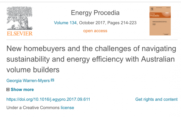 New homebuyers and the challenges of navigating sustainability and energy efficiency with Australian volume builders