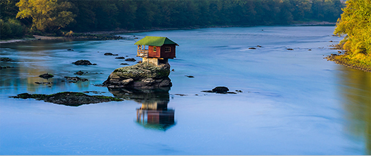 Drina River House, Serbia