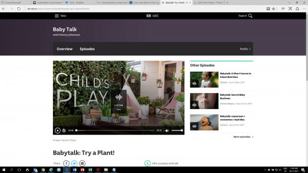 Babytalk: Try a Plant!